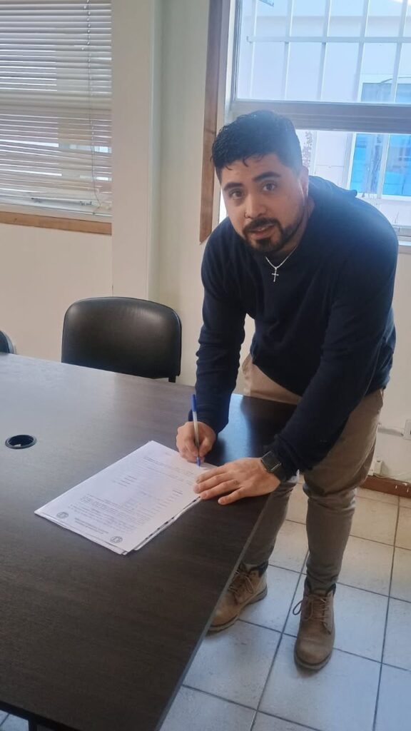 Nahuel Costilla Pérez electo como nuevo Delegado en el Ministerio de Trabajo Río Grande - ATE Río Grande - foto 1