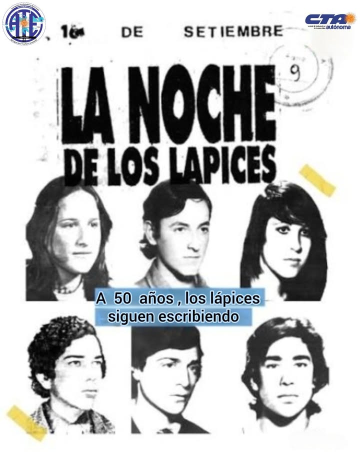 ATE Río Grande conmemora la noche de los lápices - ATE Río Grande - foto 1