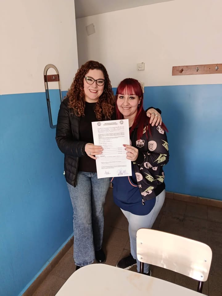 Micaela Amaral reelegida como Delegada en la escuela N°26 - ATE Río Grande - foto 1