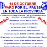 ATE. Decretó. PARO para el día 14 de Octubre en toda la Provincia de Tierra del Fuego. En defensa del IPAUSS.