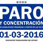El 01 de Marzo Paramos y Movilizamos todos los trabajadores a la Legislatura de Ushuaia! !