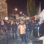 firme en el discurso de nuestros secretarios generales Córdoba, Marcelo de Ate Río Grande y Andino, Verónica de Sutef Río Grande!!