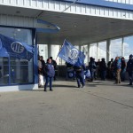 Nos manifestamos en los supermercados de la ciudad, en repudio a las constantes subas descontroladas de precios