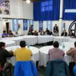 En la sede de la Asociación Trabajadores del Estado Seccional Rio Grande , se dio comienzo a la reunión entre los gremios estatales y el gobierno provincial