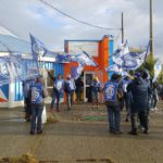 La Asociacion Trabajadores del Estado seccional Rio Grande,en el dia de hoy,dando continuidad la plan de lucha,nos manifestamos frente al Ministerio de Educacion sito en calle Alberdi de nuestra Ciudad.