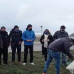 ATE Rio Grande, junto a los campañeros del Consejo Directivo Provincial y la seccional Ate Tolhuin en la tarde de hoy nos hicimos presentes en el monumento de la Mujer luchadora.